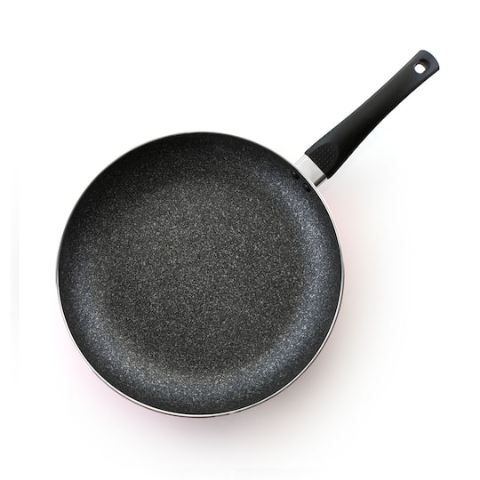 Oster Merrion 12" Red Aluminum Frying Pan With Bakelite Handle